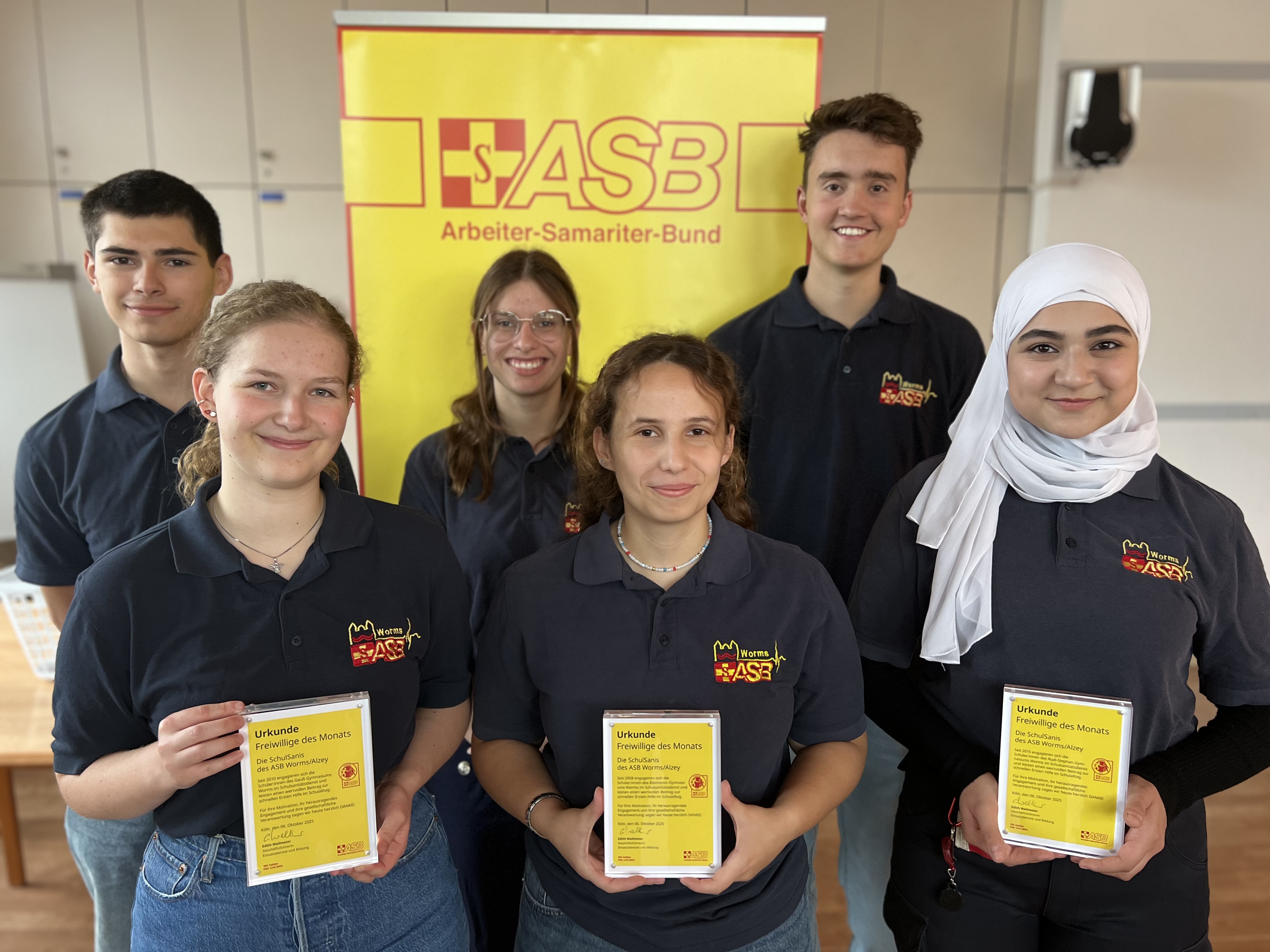 Auszeichnung für ASB-Schulsanitätsdienst